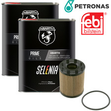 4L Petronas Selenia Abarth 10W50 Ölfilter Ölservicekit für Fiat 500 Abarth comprar usado  Enviando para Brazil