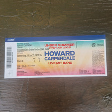 Konzertkarte howard carpendale gebraucht kaufen  Staßfurt