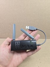 Adaptador de rede Wi-Fi Max Wireless N antena dupla Xbox 360 AS159 e AS161 preto, usado comprar usado  Enviando para Brazil