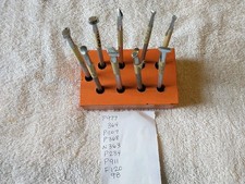 Conjunto de selos vintage de couro Craftool para ferramentas – 9 sombreadores #4 comprar usado  Enviando para Brazil