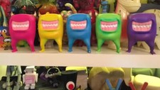 1 peça Bom Devil Toys Monster Series verde azul amarelo 6" enfeite de brinquedo colecionável comprar usado  Enviando para Brazil