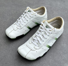 Tênis DIESEL Feminino Baixo Vintage Anos 2000 Y2K Couro Moto Branco Verde Tamanho UE 39 comprar usado  Enviando para Brazil
