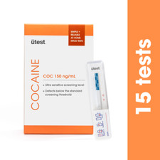 Kit de teste de drogas COC 150 ng/mL (pacote com 15) nível ultra baixo cocaína benzoilecgonina comprar usado  Enviando para Brazil