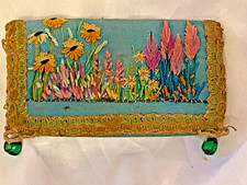 Antique handmade embroidered for sale  KNARESBOROUGH