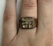 Gold diamond ring for sale  Standish