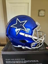 Capacete flash réplica em tamanho real assinado por Deion Sanders Dallas Cowboys Beckett certificado de autenticidade comprar usado  Enviando para Brazil