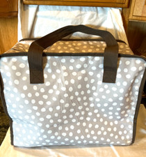 Usado, Bolsa tote térmica Thirty One grande térmica isolada bronzeada com pontos brancos 17x 13 x7” comprar usado  Enviando para Brazil