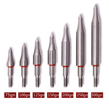 12X Pfeilspitzen 75-300gr Edelstahl Jagdspitzen Tipps Bogenschießen Zielscheiben comprar usado  Enviando para Brazil