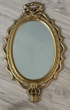 Usado, Espelho de parede vintage Burwood estilo MCM dourado Hollywood Regency fita ornamentada barroca comprar usado  Enviando para Brazil