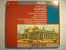 KATHERINE CIESINSKI ELIANE LUBLIN ALAIN VANZO - Gounod: Sapho - 2 CD - Live comprar usado  Enviando para Brazil