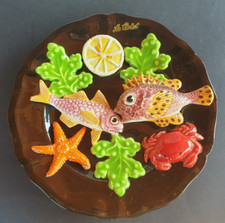 Vallauris assiette trompe d'occasion  Véron