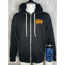 Kit promocional G4 TV com zíper completo com capuz e garrafa térmica G4TV masculino GRANDE comprar usado  Enviando para Brazil