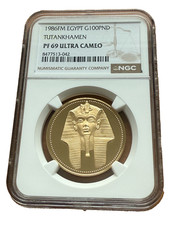 Egypt 1986 gold for sale  San Francisco