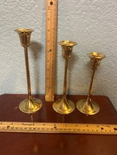 Three vintage brass for sale  Avon