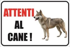 Cartello attenti cane usato  Roma