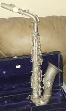 Saxofone de transição Conn 1930's New Wonder II com gravura decorativa!  Alto passo baixo comprar usado  Enviando para Brazil
