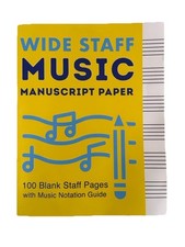 Wide staff music for sale  Stratford