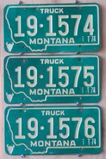 Montana debossed license for sale  Kuna
