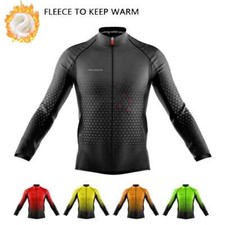 Usado, Camisas de ciclismo de inverno masculinas mangas compridas jaquetas quentes camisas térmicas de lã comprar usado  Enviando para Brazil