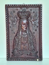 Plaque religieuse vierge d'occasion  Matour