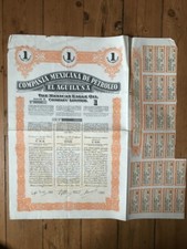 EL AGUILA SA, Cia Mexicana de Petroleo (MEXIQUE) (A3) comprar usado  Enviando para Brazil