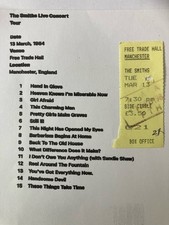 Smiths original concert for sale  WARRINGTON