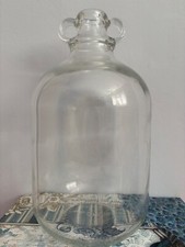 Clear glass demijohn for sale  WELLING