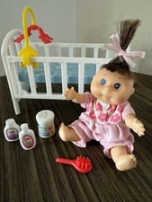 Mattel 1995 Mini 4" Patch de Repolho Jogo de Dormir Berço e Dormitório Rosa Bebê comprar usado  Enviando para Brazil