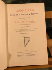 Richard wagner. tannhauser d'occasion  Corbeil-Essonnes