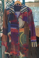 Farbenfrohe jacke kurzmantel gebraucht kaufen  Vellberg