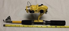 Usado, Vara de pesca giratória telescópica Eagle Claw Pack-It 5'6" e molinete comprar usado  Enviando para Brazil