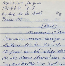 Jacques mesrine belle d'occasion Jacques mesrine belle d'occasion  Tours-