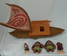 Bonecos Maui Hasbro Disney Moana canoa projeção leve barco rolante 19" comprar usado  Enviando para Brazil