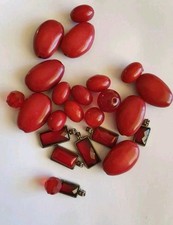 Red beads mix for sale  DONCASTER