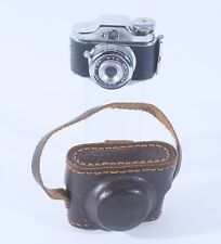 Mini câmera espiã tipo hit coroa vintage tom prata com estojo de couro feita no Japão comprar usado  Enviando para Brazil