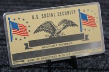 Metal social security for sale  USA