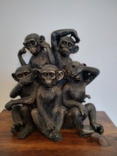 Cheeky monkeys bronzed for sale  SWANSEA