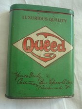 Usado, LATA DE TABACO VINTAGE PUBLICIDADE QUEED POCKET - CÓPIA SUPERIOR!! comprar usado  Enviando para Brazil