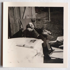 Man sleeping deckchair d'occasion  Expédié en Belgium