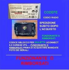 Codice sblocco radio usato  Ferrara