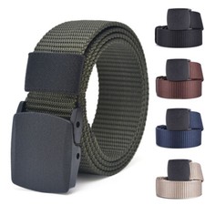 Cinto de lona unissex masculino feminino tamanho grande regular fivela preta cintos do exército comprar usado  Enviando para Brazil