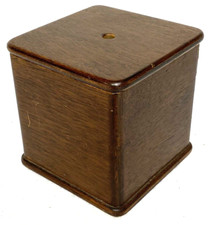 LINDO SUPORTE DE BOLA DE FIO VINTAGE, MADEIRA COMPENSADA, 5x5x5", ANTIGO? TIGELA, CAIXA, PRESENTE, ALIMENTADOR:), usado comprar usado  Enviando para Brazil