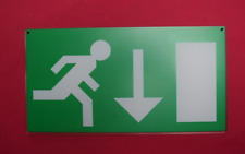 Schild fluchtweg plexiglas gebraucht kaufen  Owschlag