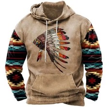 Vintage indian hoodie for sale  PERTH