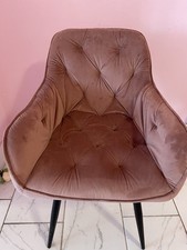 Pink padded dining for sale  MIDDLESBROUGH