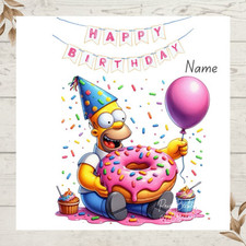 Personalised simpsons homer for sale  BIRMINGHAM