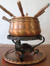 Vintage kupfer fondue gebraucht kaufen  Augsburg