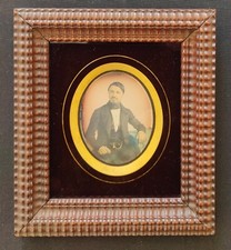 Daguerreotype colorisé homme d'occasion  Saint-Julien-l'Ars