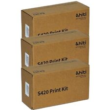 3 pacotes Hiti 4 x "6 100 impressões papel e fita pacote de impressão para impressora S420 comprar usado  Enviando para Brazil