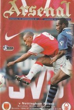 Arsenal nottingham forest. for sale  AYLESBURY